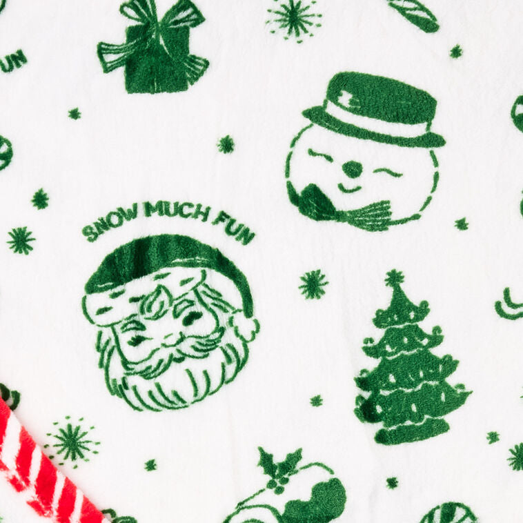 Snow Much Fun Throw Blanket, 50x60