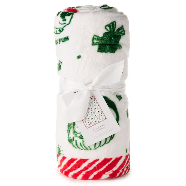 Snow Much Fun Throw Blanket, 50x60