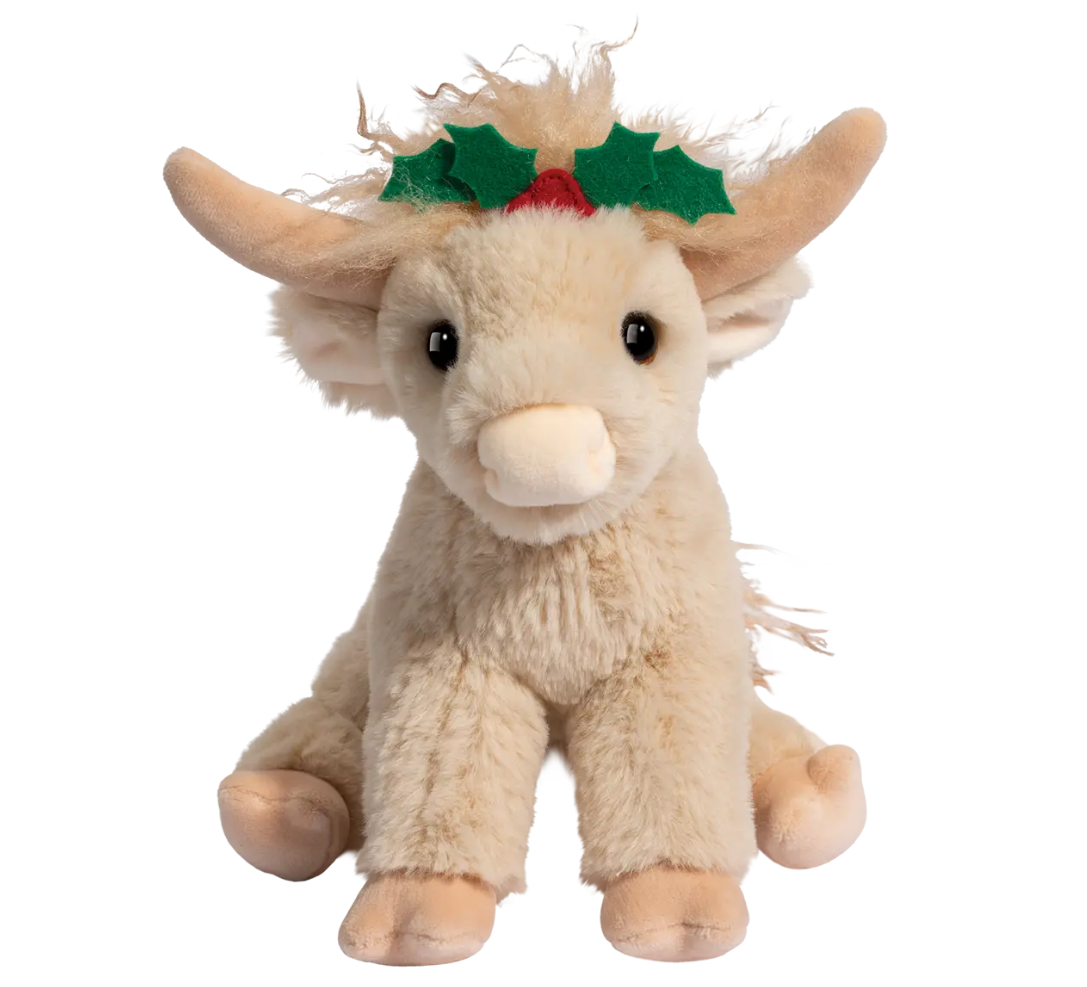 Laddie Holiday Highland Cow Mini Soft - Raymond's Hallmark