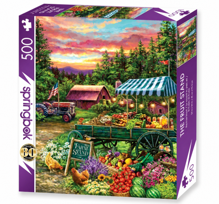 The Fruit Stand-500 pc - Raymond's Hallmark
