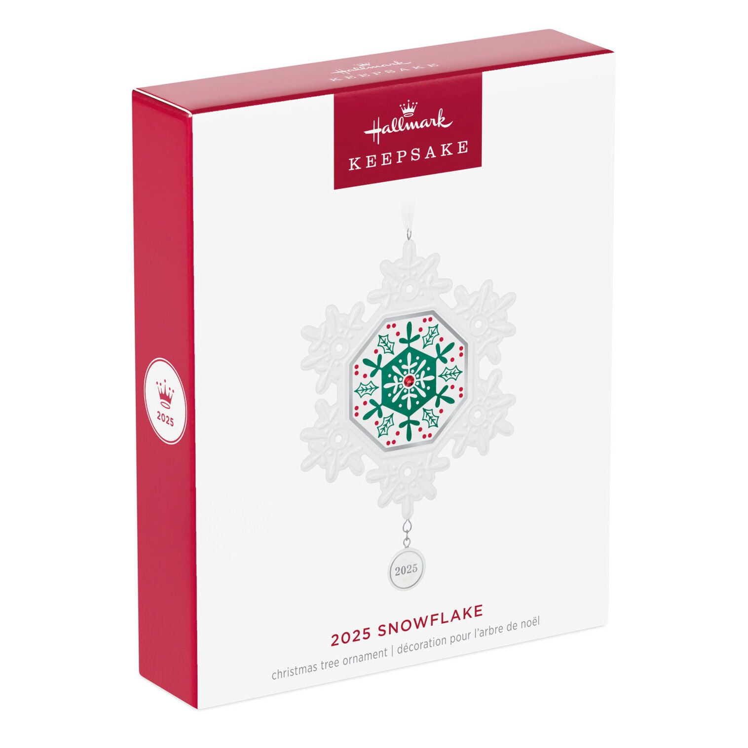 Snowflake 2025 Porcelain Ornament - Raymond's Hallmark