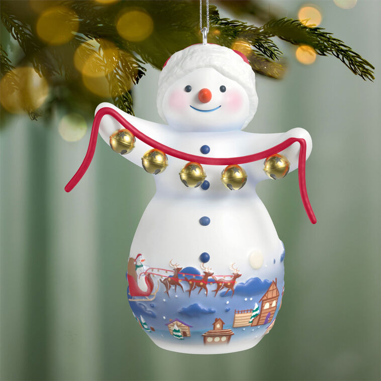 Snowtop Lodge Belle V. Holliday Porcelain Ornament