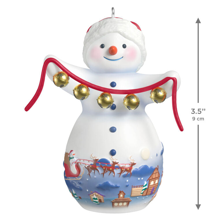 Snowtop Lodge Belle V. Holliday Porcelain Ornament