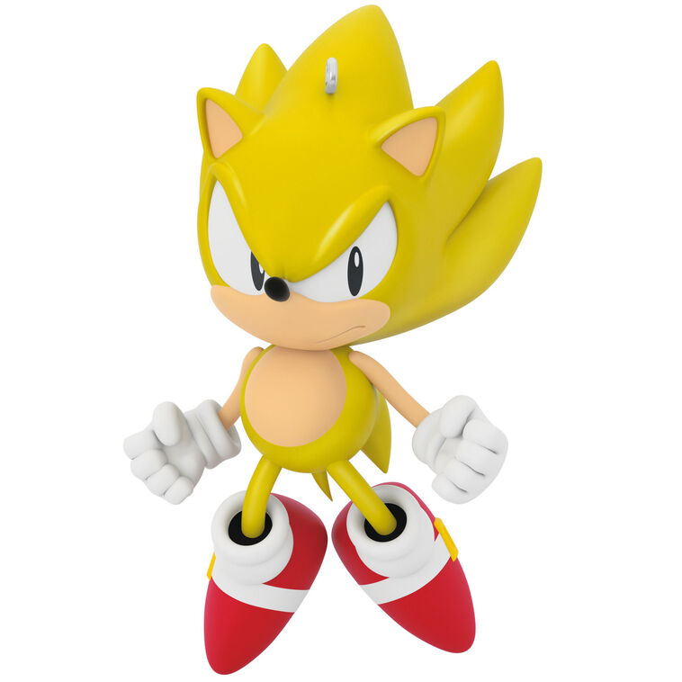 Sonic the Hedgehog Super Sonic Ornament