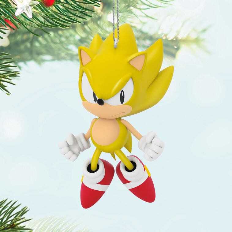 Sonic the Hedgehog Super Sonic Ornament
