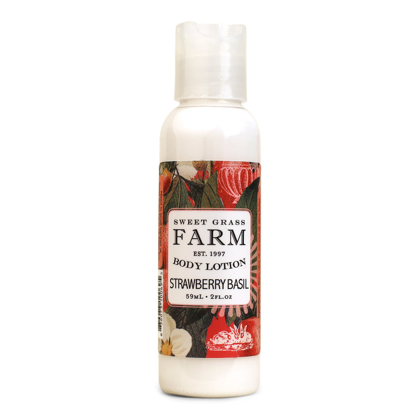 Meadow Strawberry Basil 2oz Mini Lotion