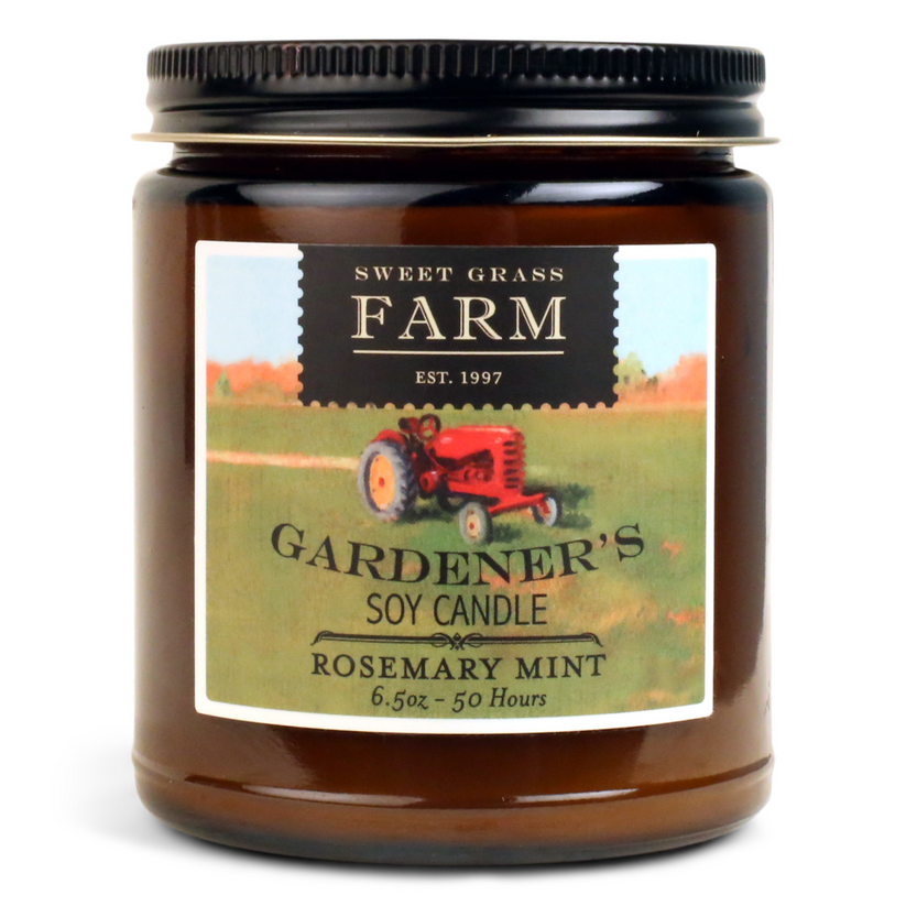 Gardener’s Rosemary Mint Soy Candle