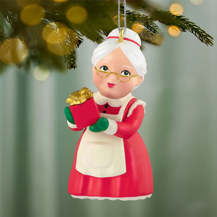 Mini Sweet Mrs. Claus Ornament, 1.5"
