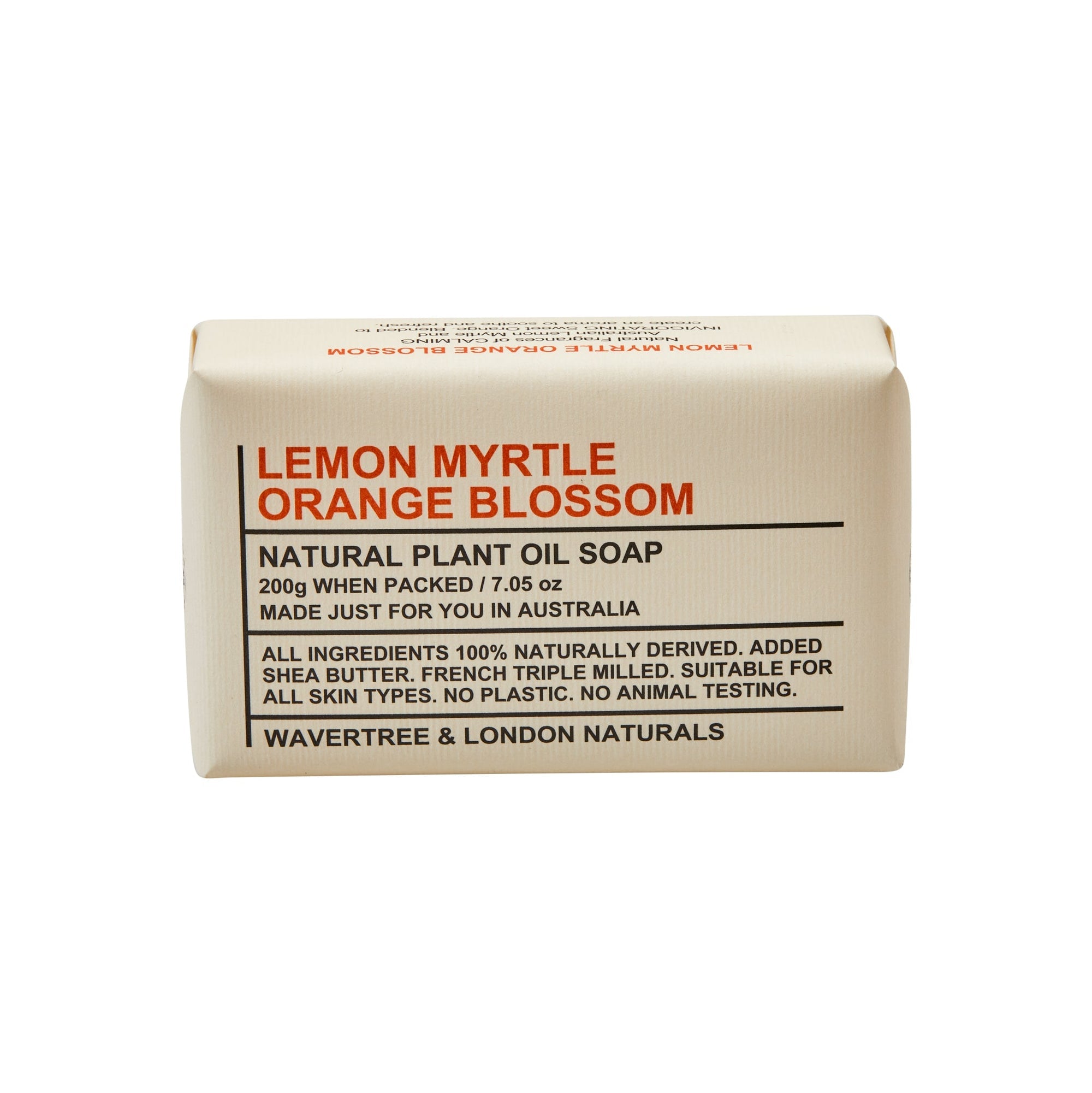 Lemon Myrtle Orange Blossom Soap