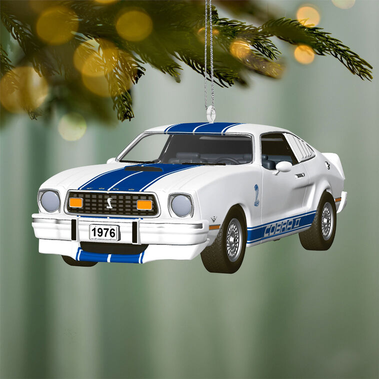 Classic American Cars 1976 Ford Mustang Cobra II 2026 Metal Ornament