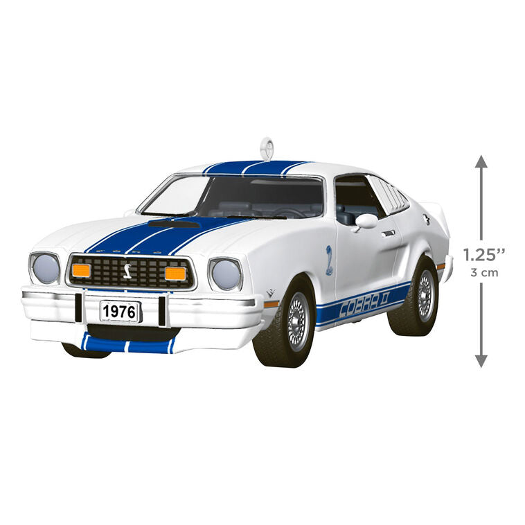 Classic American Cars 1976 Ford Mustang Cobra II 2026 Metal Ornament