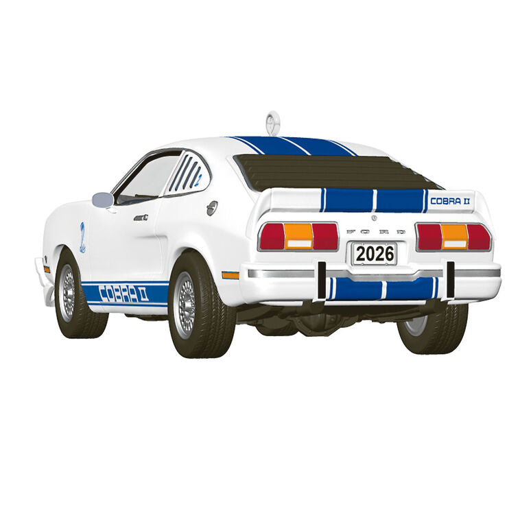 Classic American Cars 1976 Ford Mustang Cobra II 2026 Metal Ornament