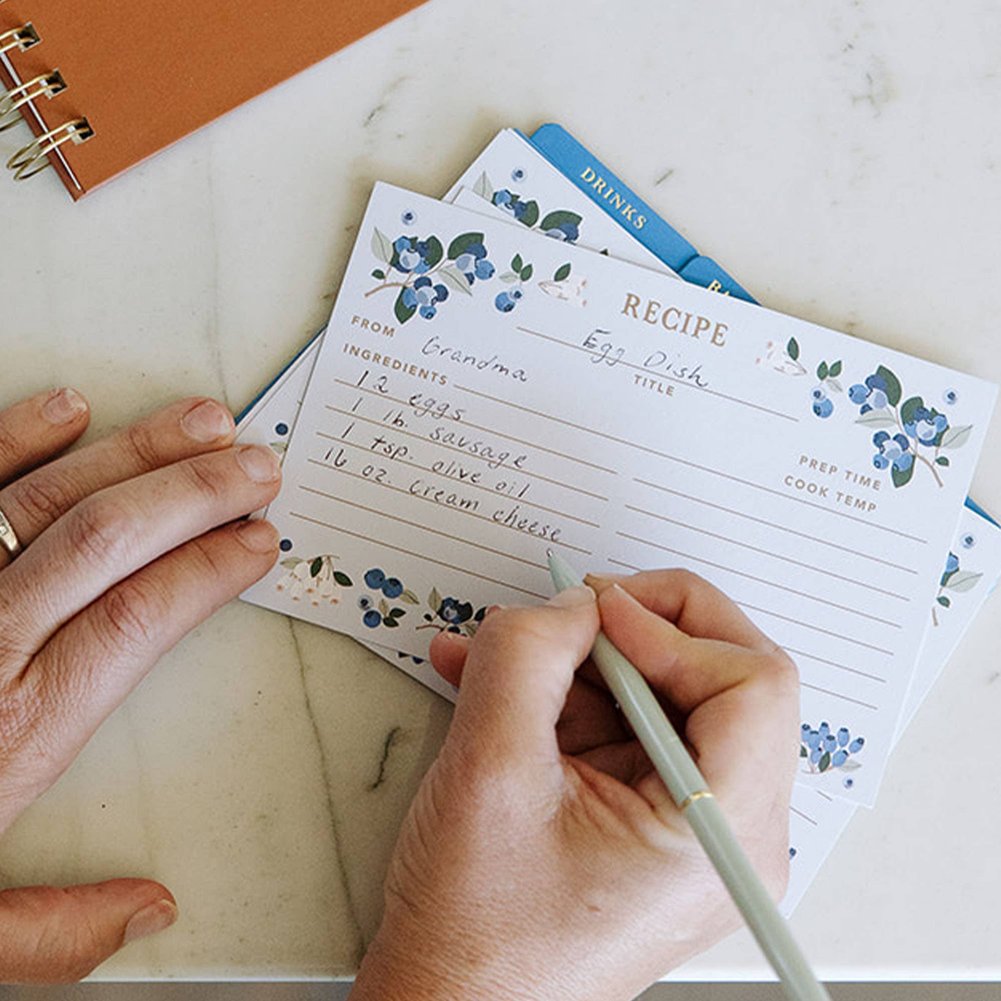 Blueberry Field Recipe Card Set - Raymond's Hallmark