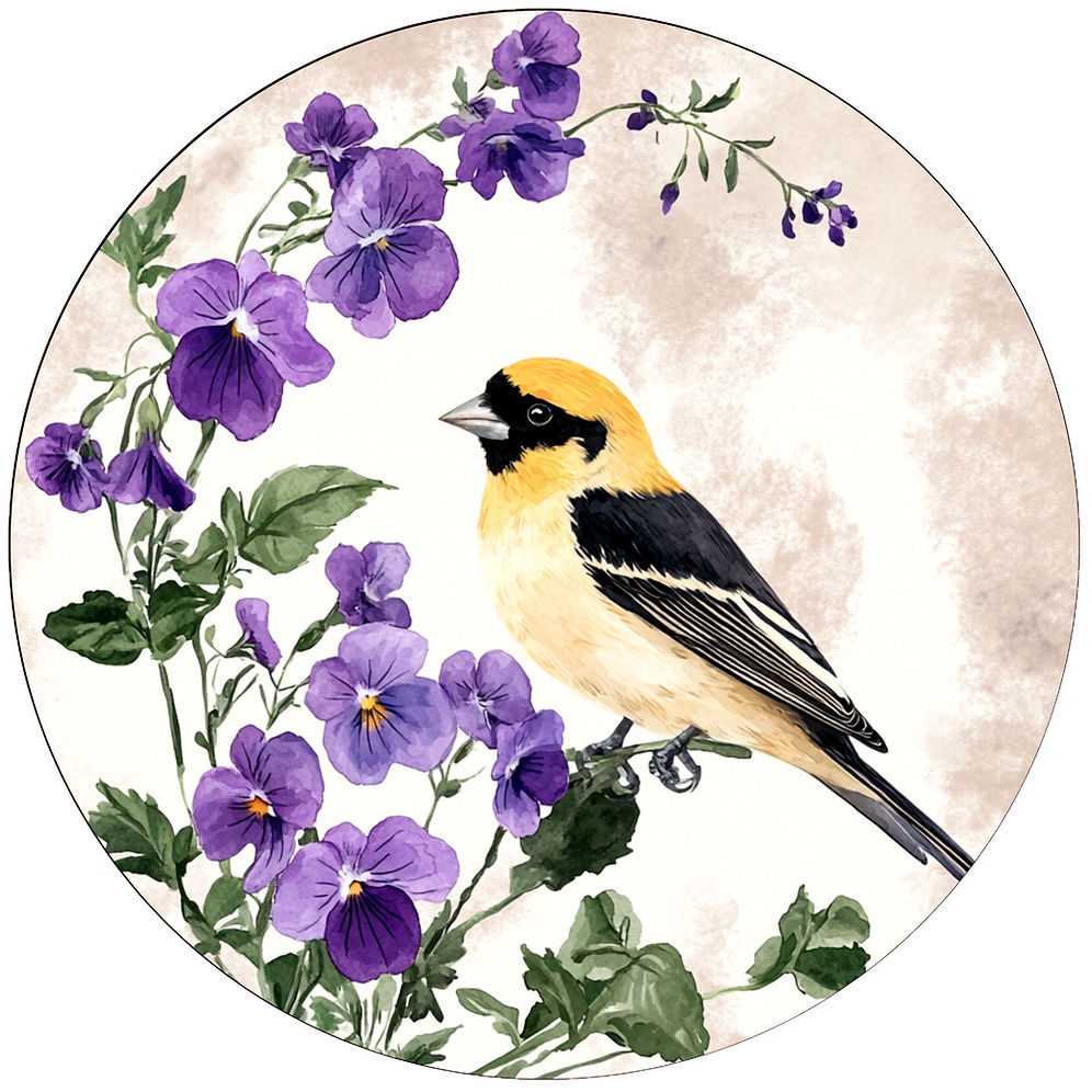 New Jersey Bird & Flower Jar Opener