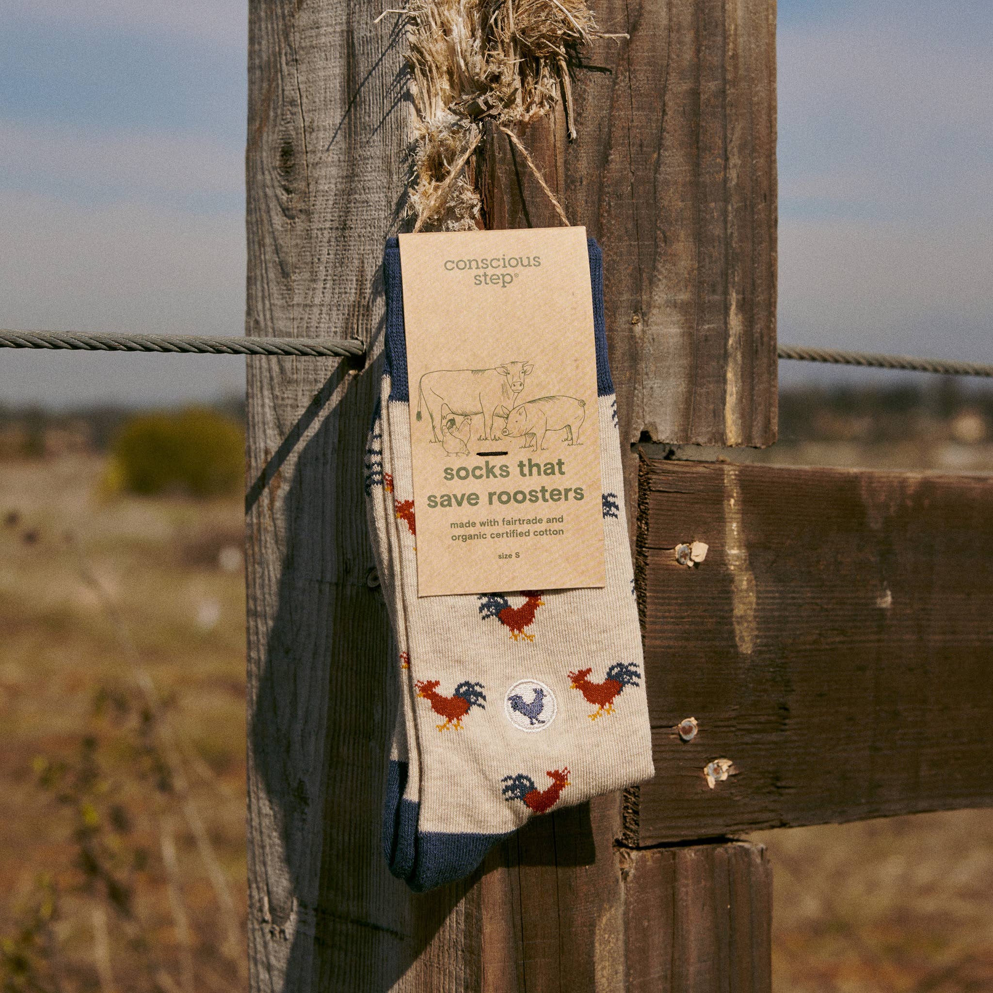 Socks that Save Roosters - Raymond's Hallmark