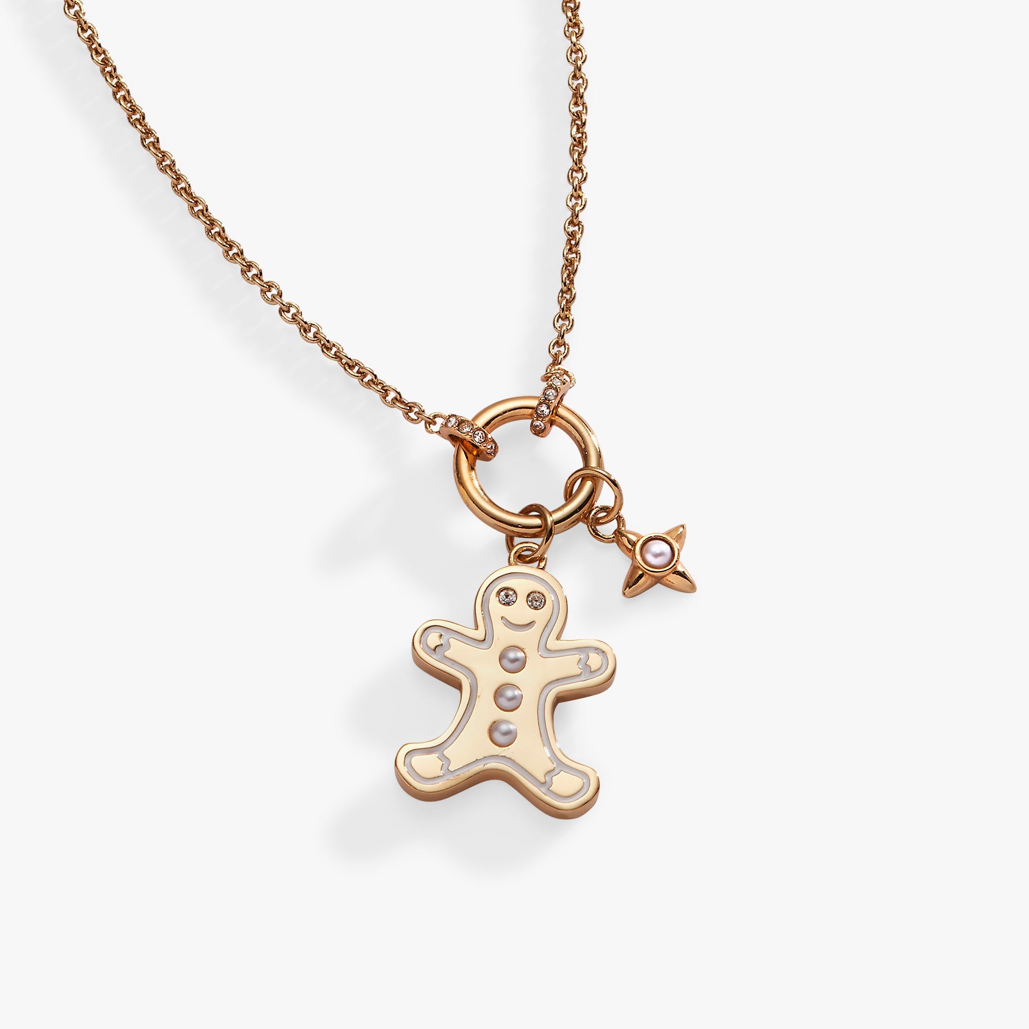 Gingerbread Duo Adjustable Necklace - Raymond's Hallmark