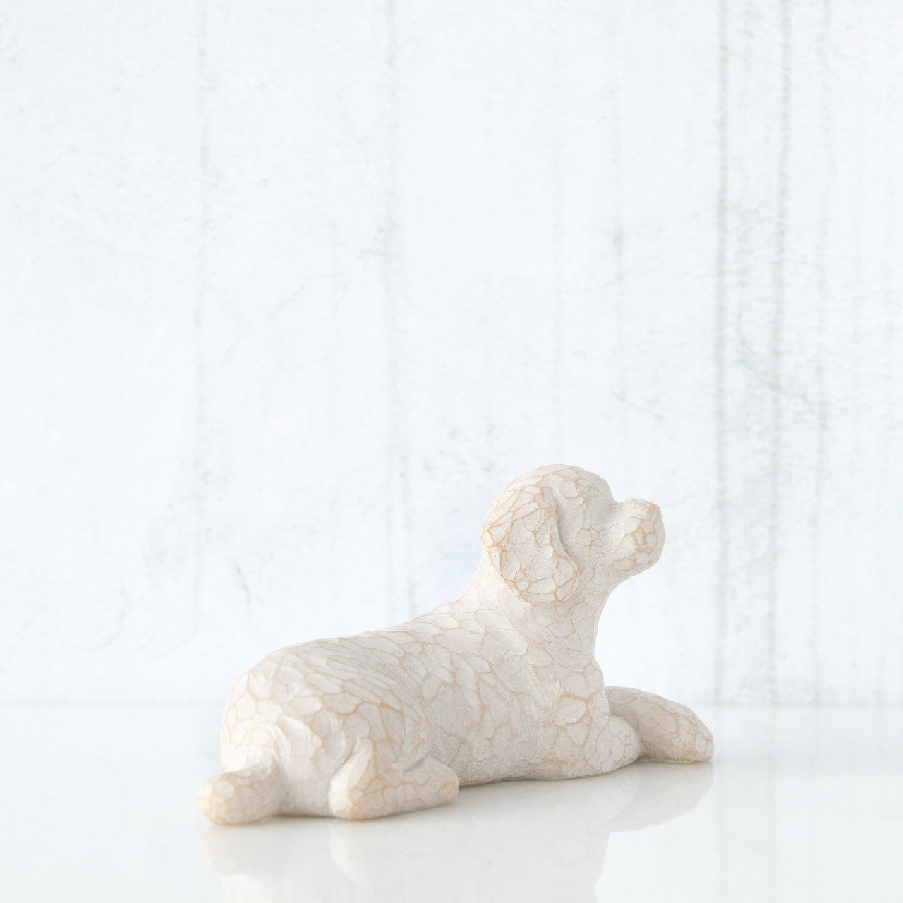 Love My Dog Lying Sculpted Figure