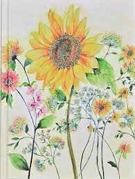 Watercolor Sunflower Journal - Raymond's Hallmark