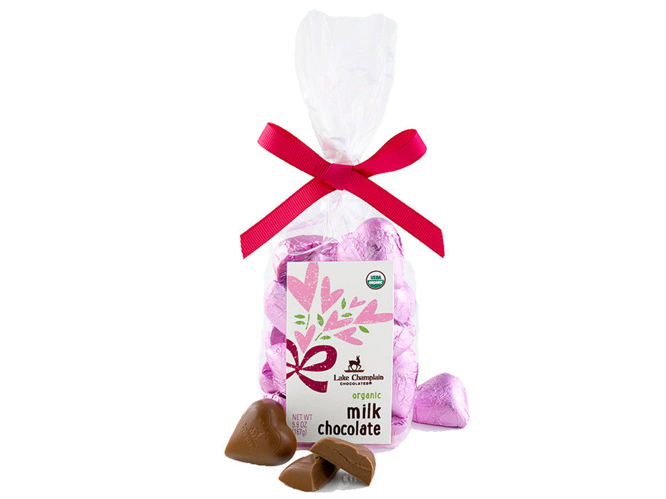 Bag Milk Chocolate Hearts - Raymond's Hallmark