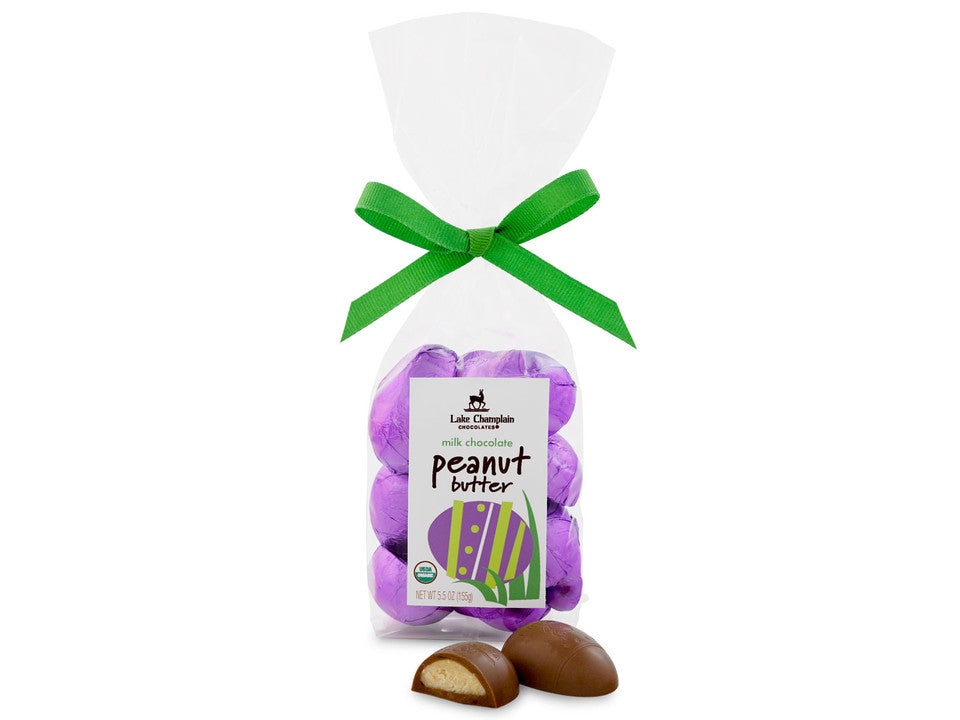 Organic Peanut Butter Milk Chocolate Eggs - Raymond's Hallmark