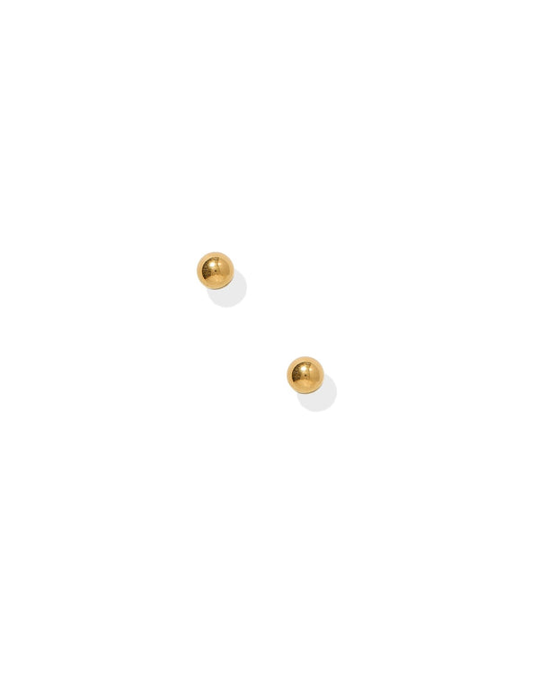 Screwback Stud Earrings-Evelyn Gold - Raymond's Hallmark