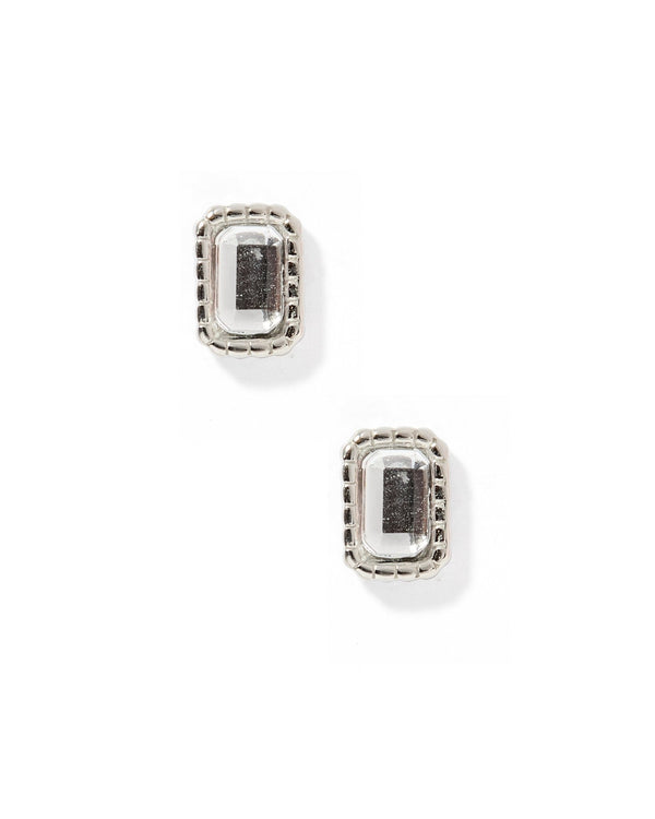 Screwback Stud Earrings-Madison Silver - Raymond's Hallmark