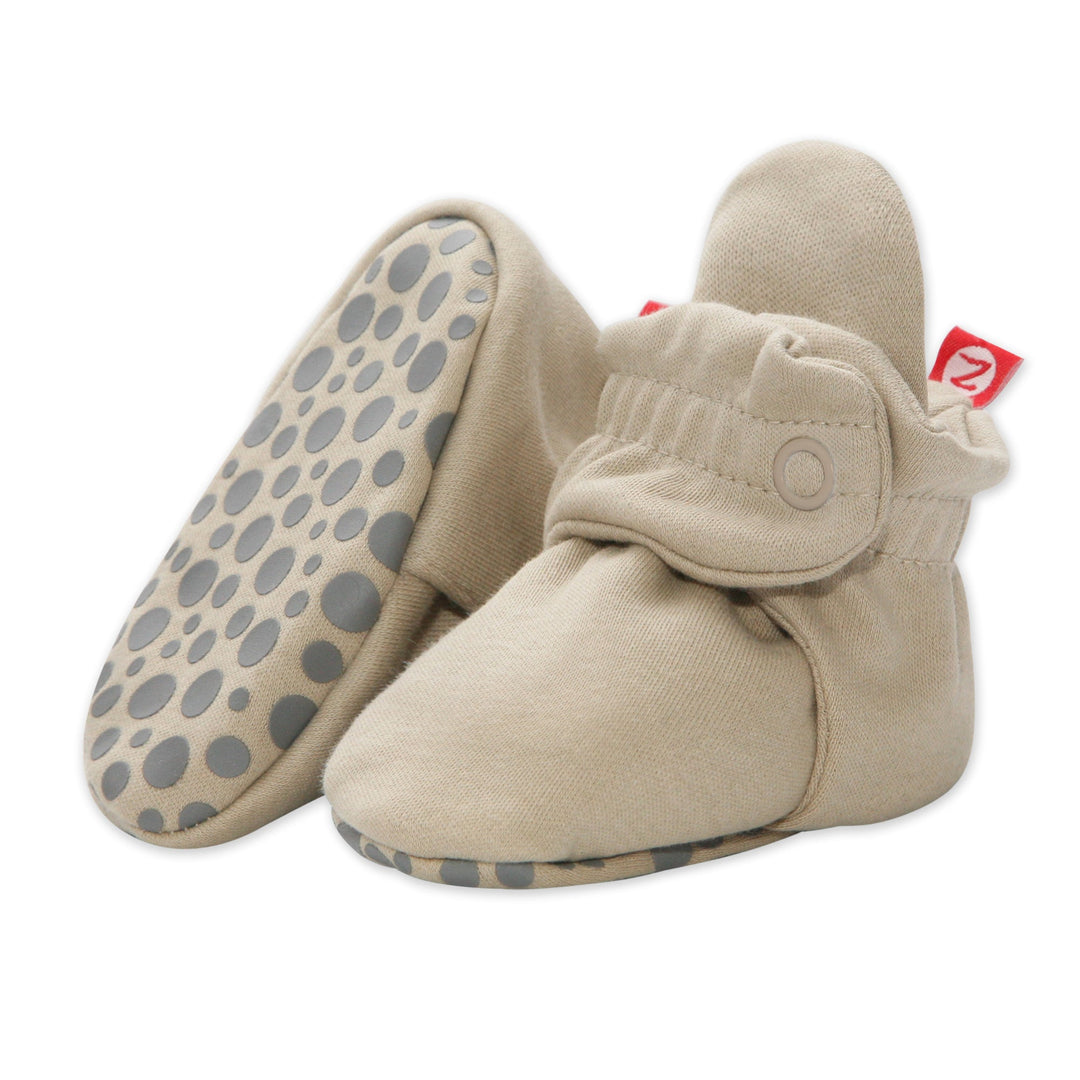 Solid Gripper Bootie Khaki - Raymond's Hallmark