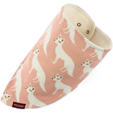 Kerchief Bib Pink Fox - Raymond's Hallmark