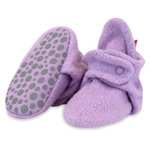 Cozie Fleece Gripper Bootie Lilac - Raymond's Hallmark