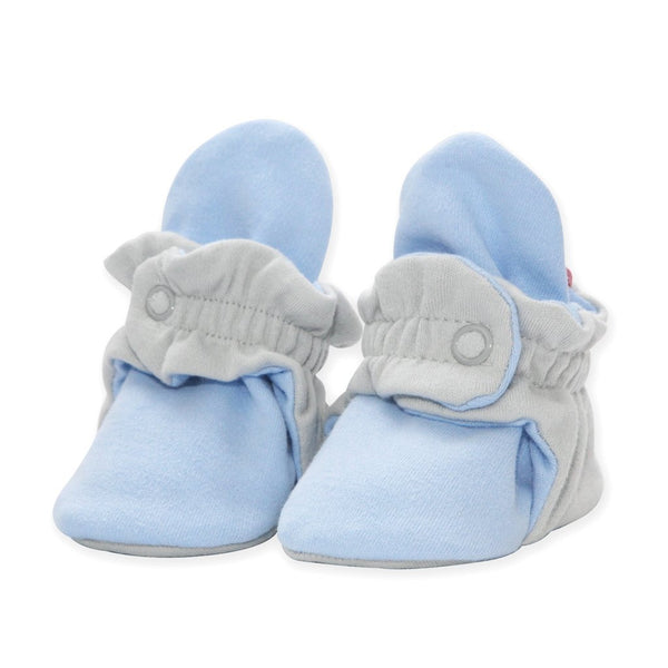 Color Block Organic Bootie Light Gray/Blue - Raymond's Hallmark