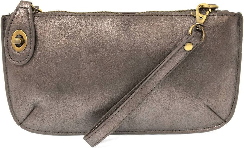 Gunmetal Lustre Lux Crossbody Wristlet Clutch - Raymond's Hallmark