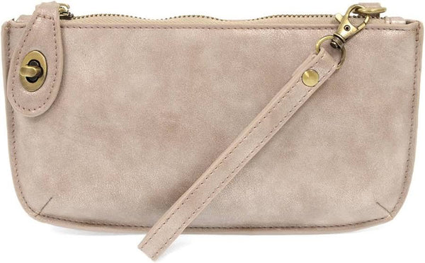 Champagne Lustre Lux Crossbody Wristlet Clutch - Raymond's Hallmark