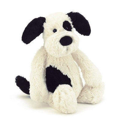 Bashful Black & Cream Puppy Medium - Raymond's Hallmark