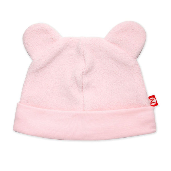 Cozie Fleece Hat Baby Pink - Raymond's Hallmark