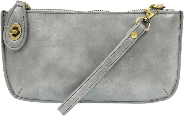 Light Denim Lustre Lux Crossbody Wristlet Clutch - Raymond's Hallmark