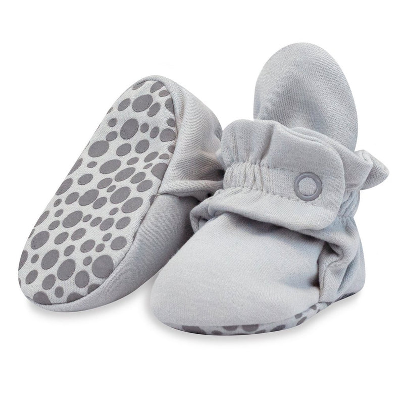 Solid Gripper Bootie Heather Gray - Raymond's Hallmark