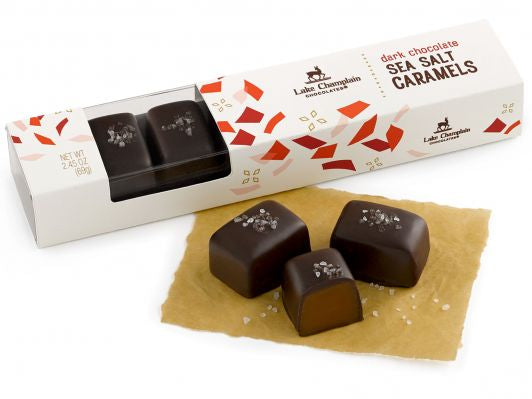 Box Sea Salt Caramels Dark Chocolate - Raymond's Hallmark