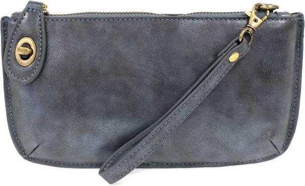 Stormy Blue Lustre Lux Crossbody Wristlet Clutch - Raymond's Hallmark