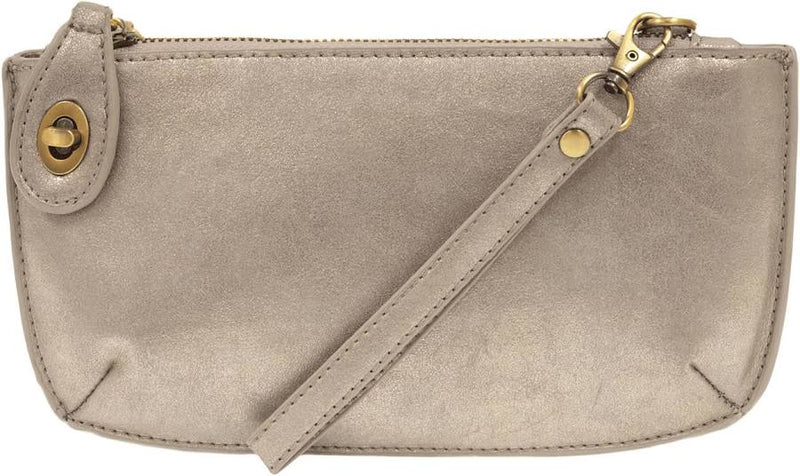 Silver Lustre Lux Crossbody Wristlet Clutch - Raymond's Hallmark