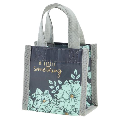 Tiny Gift Bag Mint Floral - Raymond's Hallmark