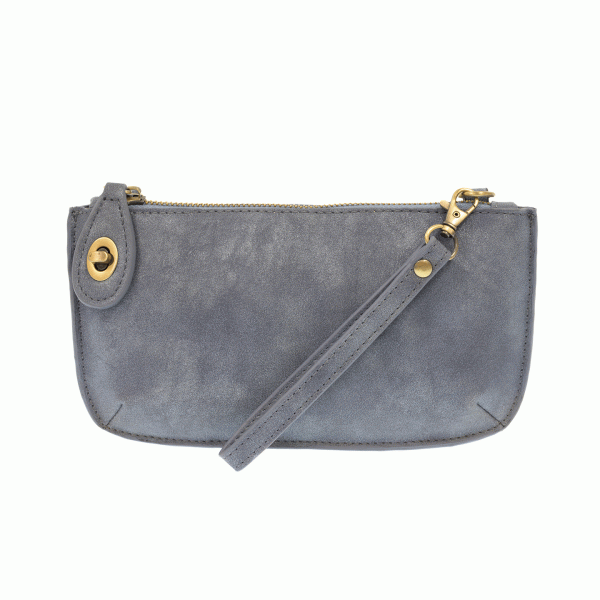 Dusty Blue Lux Crossbody Wristlet Clutch - Raymond's Hallmark