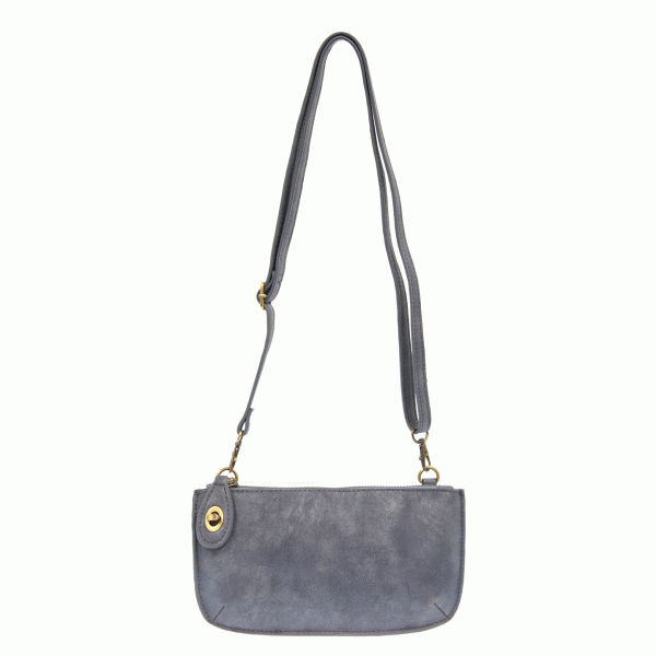 Dusty Blue Lux Crossbody Wristlet Clutch - Raymond's Hallmark